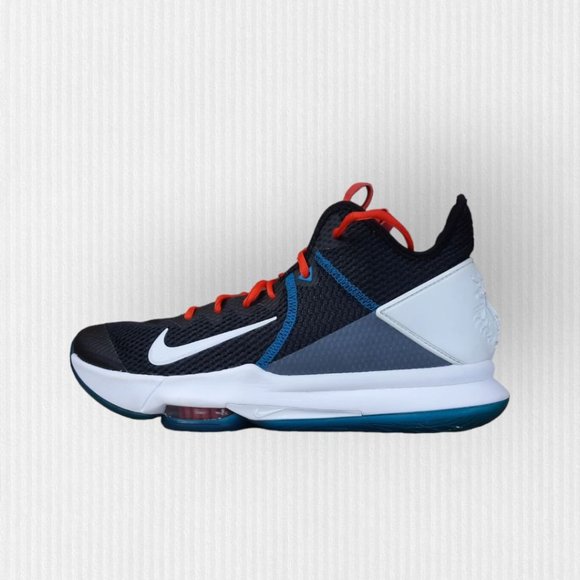 Nike Men's LeBron Witness 4 'Black Red Glass Blue' Size 12 Shoes/Sneakers BV7427 - Picture 2 of 12